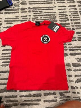Overtime NWT YM Elite Kids' Red Graphic Tee